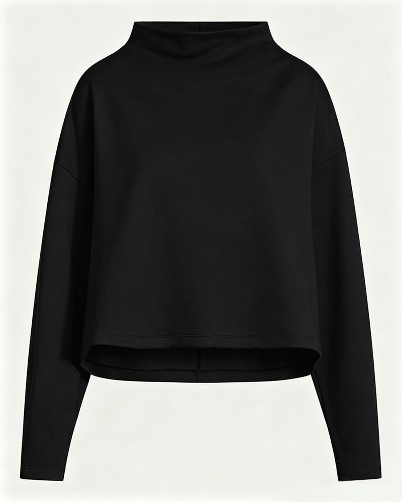 image:imageCHICME Womens 2 Piece Outfits Fall Casual Matching SetBlack