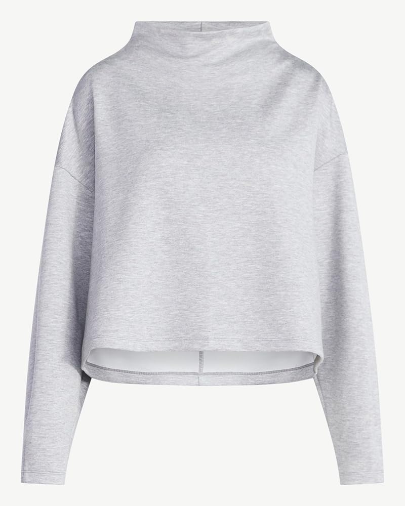 image:imageCHICME Womens 2 Piece Outfits Fall Casual Matching SetLight Gray
