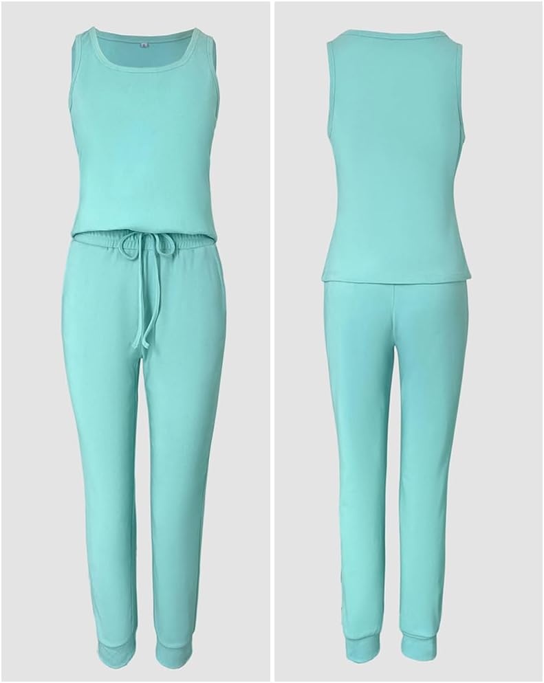 image:imageCHICME Womens Outfits 3 Piece Fall Casual Pants SetTurquoise Blue