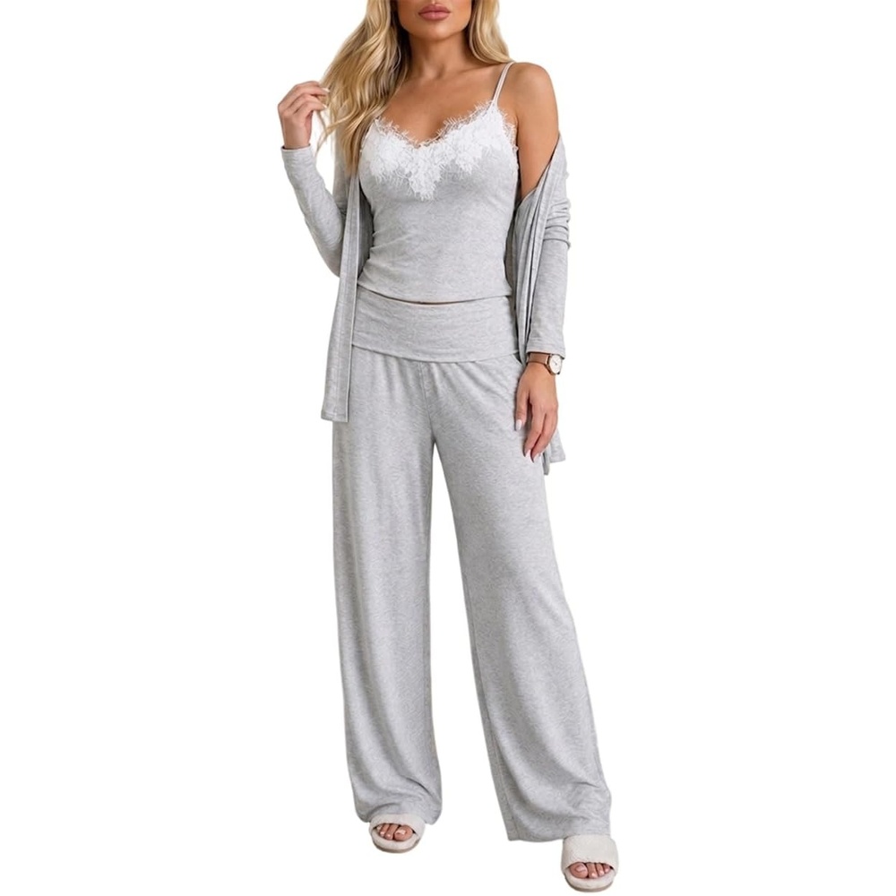 image:imageCHICME 3 Piece Lounge Sets for Women Casual Matching OutfitsAgray