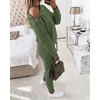 CHICME Womens 2 Piece Outfits Fall Tracksuit(Green)