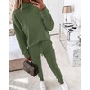 CHICME Womens 2 Piece Outfits Fall Tracksuit(Green)