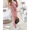CHICME Womens 2 Piece Outfits Fall Tracksuit(Red Bean)
