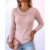 CHICME Women’s Long Sleeve Tunic Tops Lightweight Fall Shirts 2026(Pink)