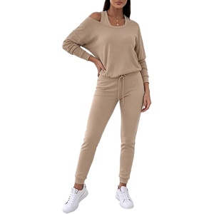 CHICME Womens Outfits 3 Piece Fall Casual Pants Set(Light Khaki)